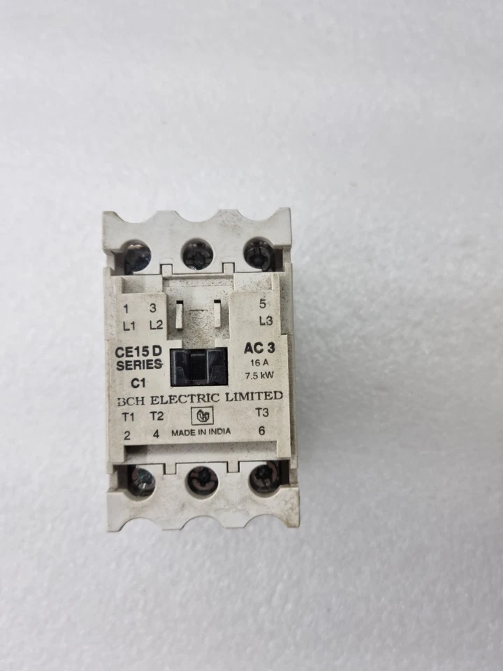 BCH Electric CE15D Series C1 Contactor 16A AC-3 7.5kW 240V Coil 3-Pole